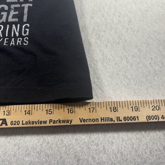 Grunt Style Womens Small T-Shirt Never Forget Honoring 20 Year 9/11 Black Cotton - Picture 5 of 7